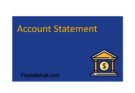What Is an Account Statement