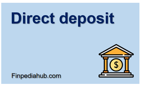 Direct deposit
