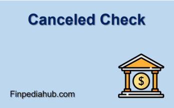 Canceled Check