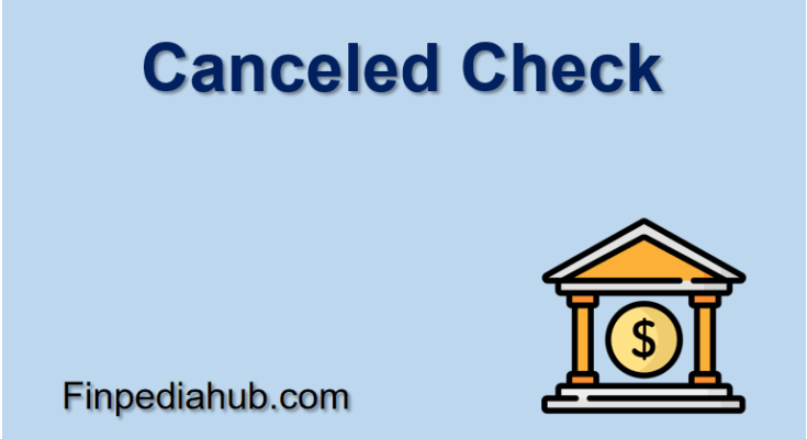 Canceled Check