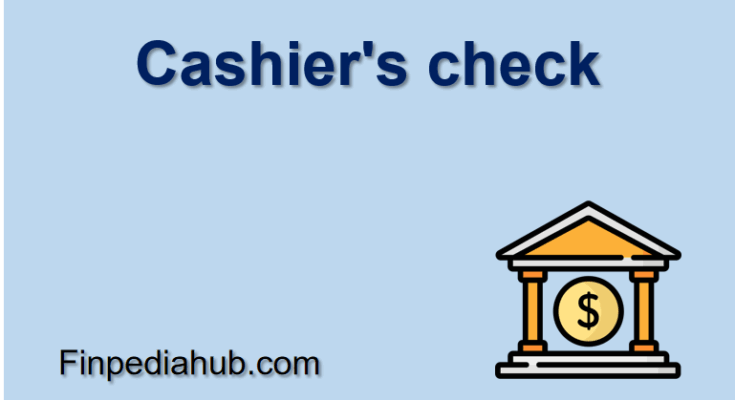 Cashier's check