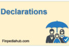 What Are Declarations