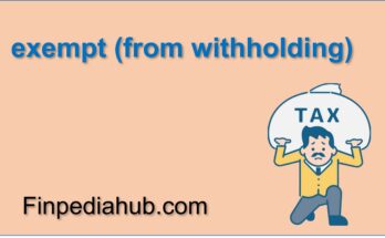 What Does It Mean to Be Exempt From Withholding