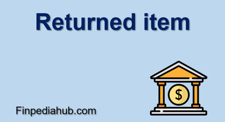 Returned item