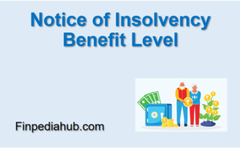 Notice of Insolvency Benefit Level