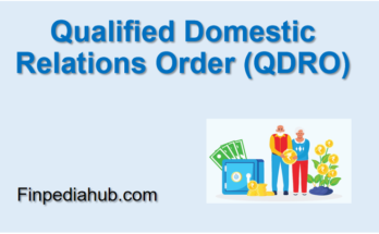 Qualified Domestic Relations Order (QDRO)